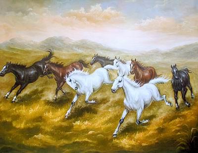 unknow artist Horses 09 Germany oil painting art